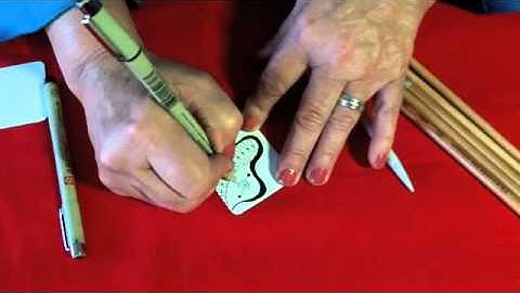 Zentangle® Butterflies on Bijou Tiles