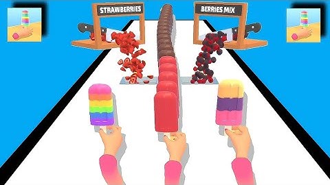 Popsicle stack  - New all levels mobile game ios, Android trailer update gameplay walktrthough #3