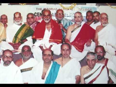 Sri Krishna Premi Swamigal's speech about Adhikaranasarastava and Dr. Goda Venkateswara Sastrigal