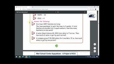 Rotary Club of Ambattur Class 5 Maths Chapter 2 Numbers Part 20