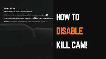 Turn Off Kill Cam in Black Ops 6