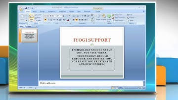 Microsoft® PowerPoint 2007: How to redo type in a current presentation on Windows® Vista?