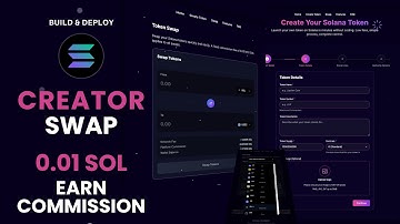 🚀 Solana Token Creator + Swap & Earn Commission DApp | Solana Project with Launchpad & Exchange