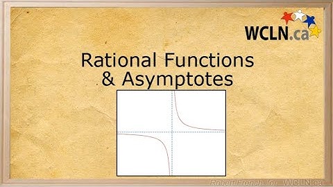 WCLN - Math - Rational Functions and Asymptotes