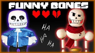 Funny Bones Comedy with Sans and Papyrus! | Undertale Puppet Show | Puppet Stand Up Jokes and Puns