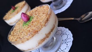 مهلبية القطايف كريمية على الطريقة التركية ??-mhalabiya au ketayef un dessert turc très gourmand