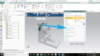 Nx Cad Edge Blend And Chamfer | Fillet | | Tamil |
