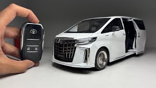 Unboxing Luxury Van - Toyota Alphard 1:18 Scale Diecast with Keyfob