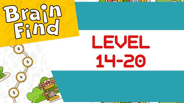 BRAIN FIND LV 14-20 | BRAIN FIND LEVEL 14 15 16 17 18 19 20
