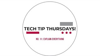 Tech Tip Thursdays Ep. 11: Explain Everything Wealth