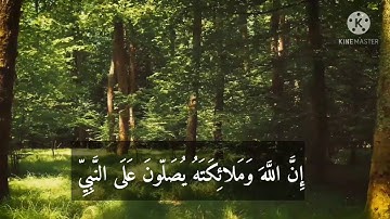 ان الله وملائكته يصلون على النبي حالات واتس اب قرآن كريم 🌿🌿