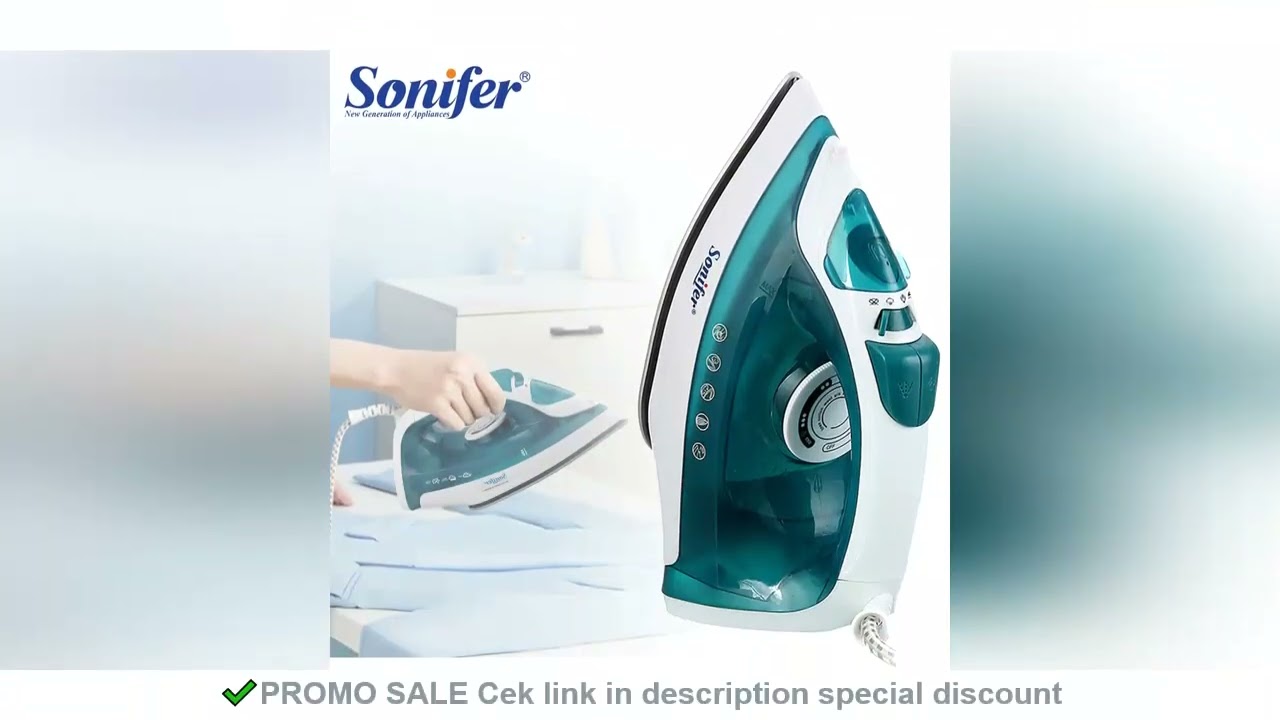 Electric Iron Portable Mini Garment Steamer Steam Iron For Clothing Iron Adjustable Ceramic Soleplat