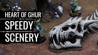 How to Paint HEART OF GHUR SCENERY | WARHAMMER: WARCRY |