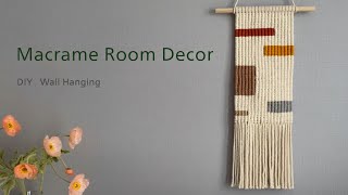 DIY Macrame Wall Hanging│마크라메 월행잉