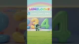 Jump &amp; Count to 10! 🤖🕺 #preschool #shorts #lumeloons