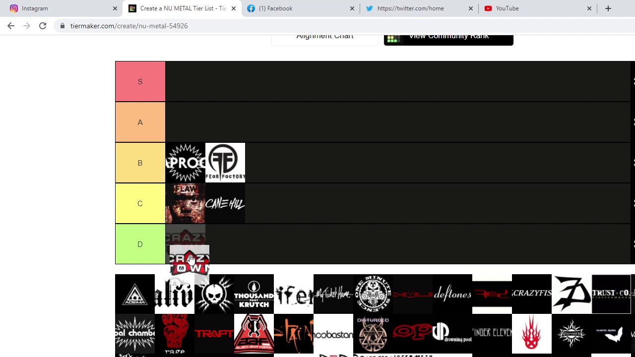 RANKING MY FAVORITE NU METAL BANDS yes I Still Love Nu Metal Tier RANKING MY FAVORITE NU METAL BANDS yes I Still Love Nu Metal Tier