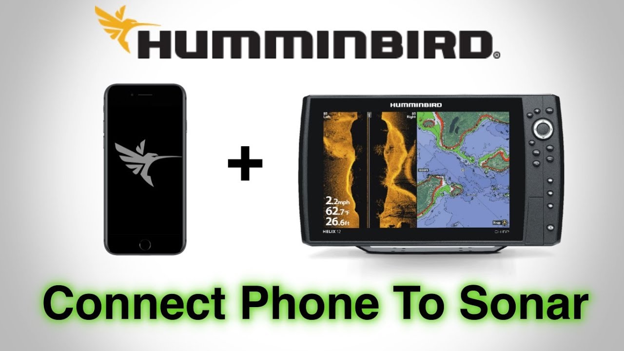 How to Connect Your Phone to Humminbird Graph Awesome Feature!! YouTube