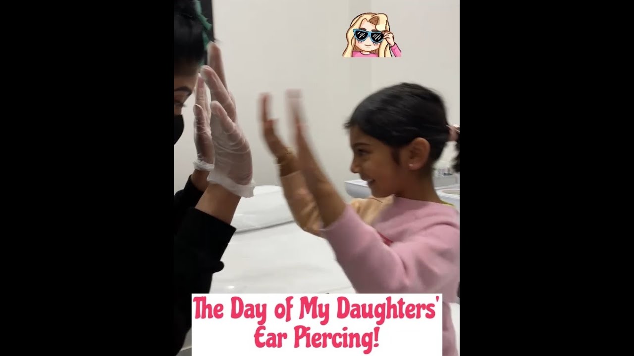 My Daughters' Ear Piercing Done! (Tips - Avoid Ear Piercing Infection)