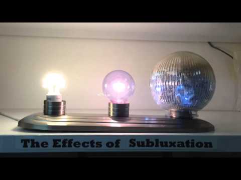 Subluxation explained with lights