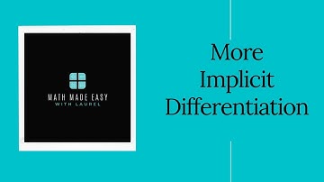 Implicit Differentiation Part 2
