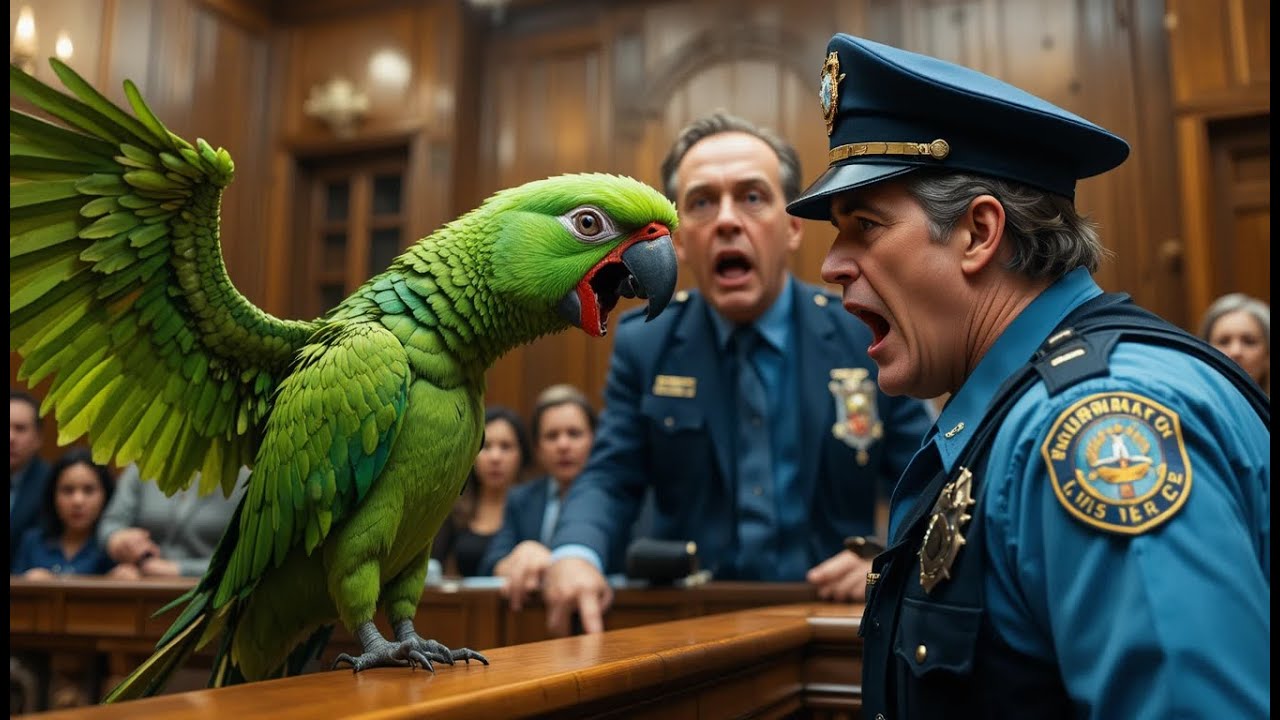 Parrot Turns Court Session Into Comedy Show — Judge Falls Off Chair ...