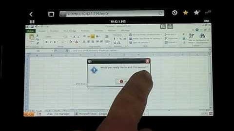 Ulteo OVD HTML5 viewer on Android