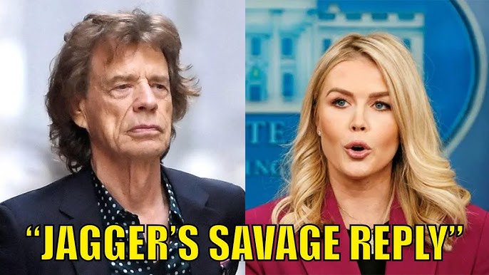 Karoline Leavitt vs Mick Jagger The Live TV Clash Shaking the Internet - YouTube