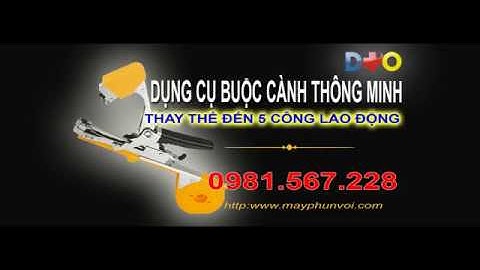 Dụng Cụ Buộc Dây Thông Minh  |  Thay Thế Đến 5 Công Lao Động