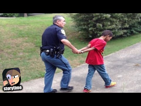 LITTLE KID VS POLICE OFFICER...