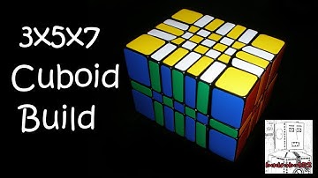 3x5x7 Cuboid Painted and Stickered