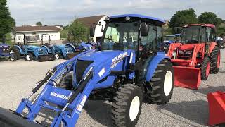 2021 New Holland Boomer 50 Tractor w/ Cab & Loader! New Condition! For Sale by Mast Tractor Sales