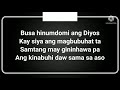 Kinabuhi sama sa aso Lyrics