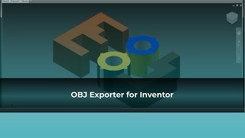 OBJ Exporter for Inventor