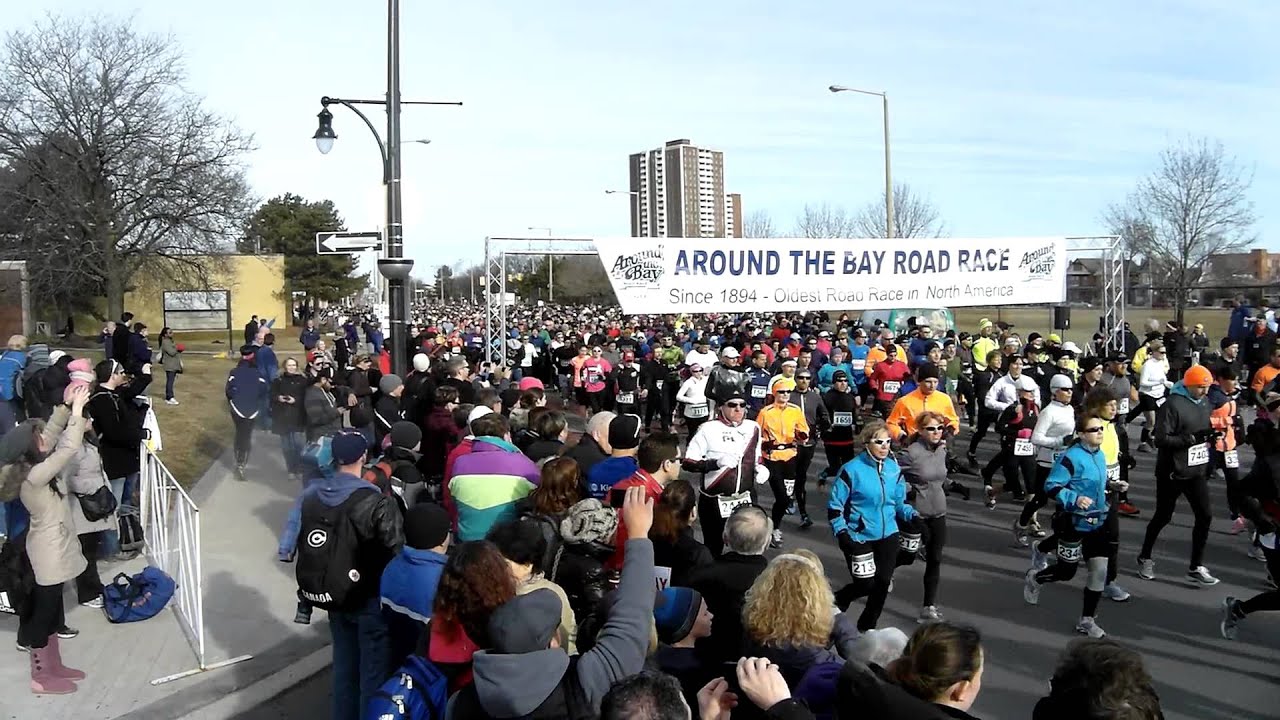 Around The Bay Road Race 2013 start Hamilton Ontario YouTube Around The Bay Road Race 2013 start Hamilton Ontario YouTube