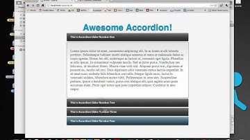 Bonus Tutorial #3: Basics On jQuery - Accordion Slider Part 3