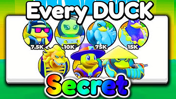 Starting Over as NOOB with EVERY SECRET in Duck Evolution!