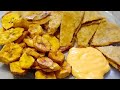 Tostones fried plantains  over50andfantabulous