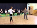 Sebastián Achaval and Roxana Suarez - Figures in tight space, argentine tango lesson (2014 Riga, LV)