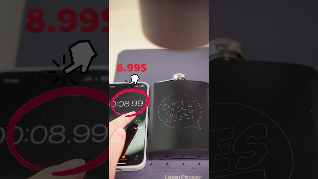 Let's test how fast LaserPecker 4 is!