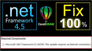 Microsoft .net framwork 4 5 | How to fix .net framework problem | Coreldraw error | How to fix