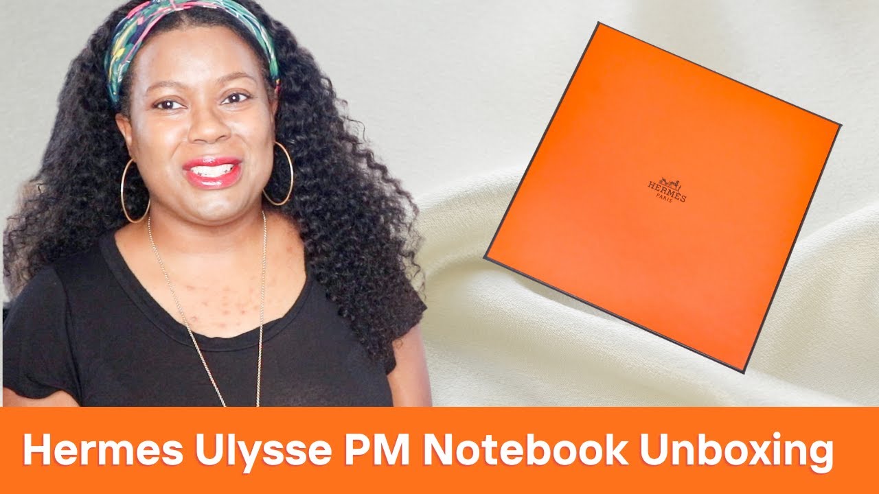 Hermes Ulysse PM Notebook Unboxing - YouTube