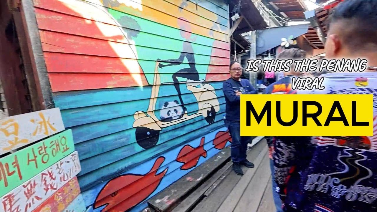 Видеоблог о прогулке по Пенангу: причалы, уличное искусство и милые сувениры |