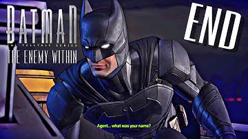 BATMAN: The Enemy Within Episode 1 Gameplay PS4 - The Enigma - Part 6 - ENDING! (Telltale)