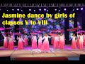 Annual function 202324 jasmine dance by girls of classes v to viii