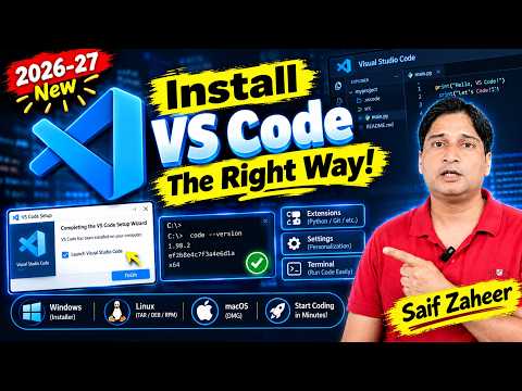 How to Download & Install VS Code on Windows 10/11 (Hindi)