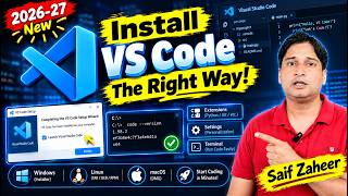 How to Download & Install VS Code on Windows 10/11 (Hindi) screenshot 5