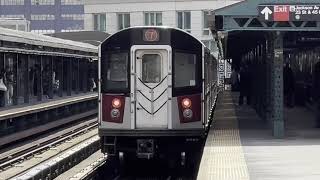 Midday R188 7 Train Action (2024/03/18) + Bonus N/W/LIRR M7