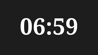 6 Minutes 59 Seconds Countdown Timer Wealth