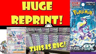 BIG Scarlet & Violet Reprint is HERE! This is a BIG Deal! (Pokemon TCG News)