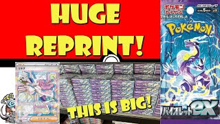 BIG Scarlet &amp; Violet Reprint is HERE! This is a BIG Deal! (Pokemon TCG News)
